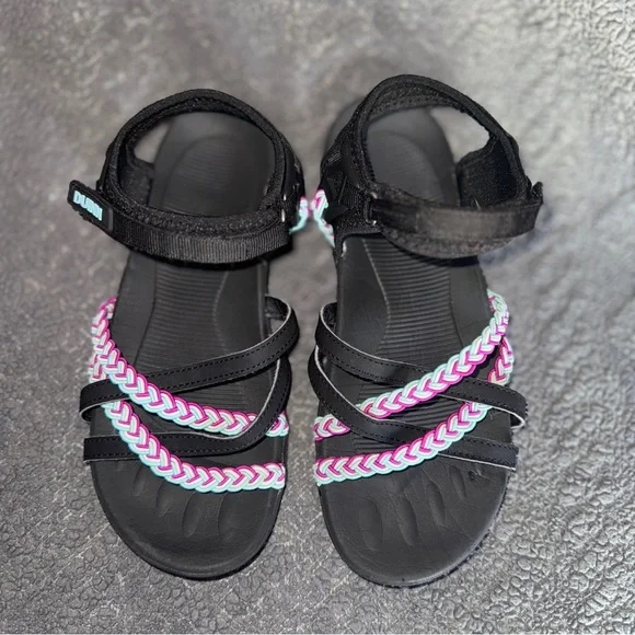 DUINN Black and Multicolor Women's Sandals, walking, outdoor, light hiking 7 - Picture 9 of 11